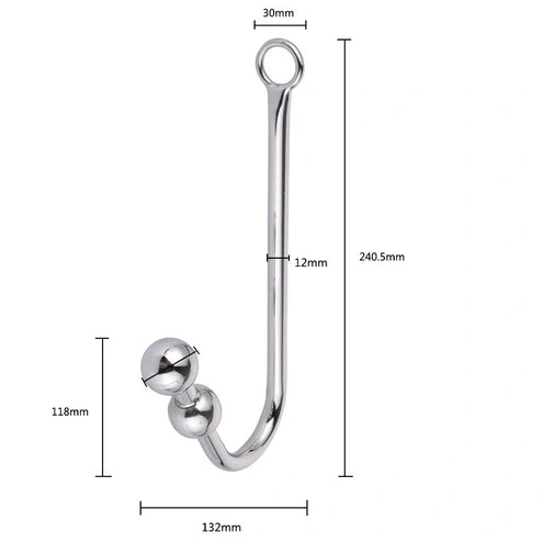 Anal Hooks Elegant and 5334 Beaded Anal with Cuffs Collar Hook 0922